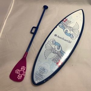 American Girl Doll paddle board